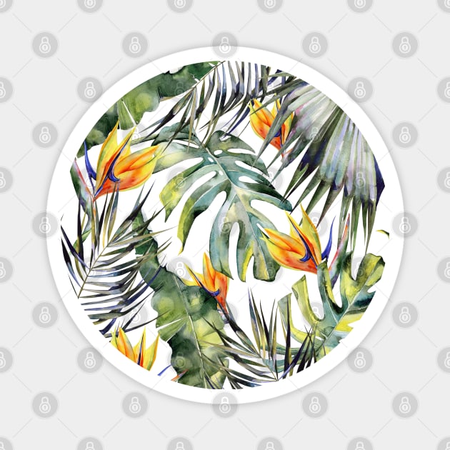 TROPICAL GARDEN B Magnet by MagicDreams